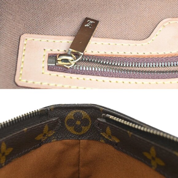 LOUIS VUITTON Cabas Piano Shoulder Bag Monogram Leather Brown M51148 77FB881 - Picture 10 of 16